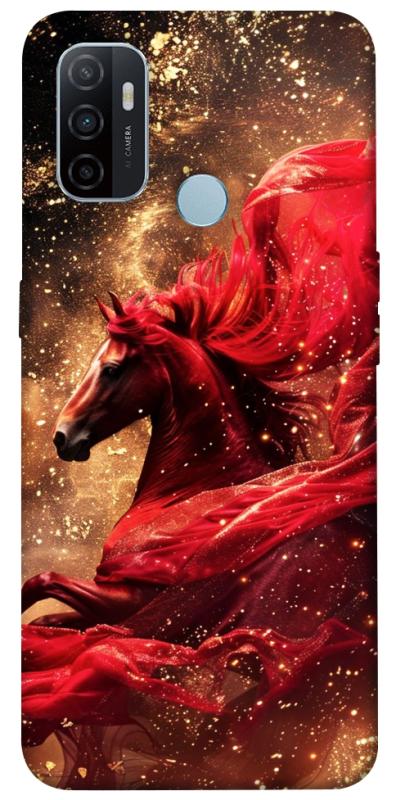 Чохол itsPrint Red sparkles Horse для Oppo A53 / A32 / A33, тварини, купити оптом з доставкою