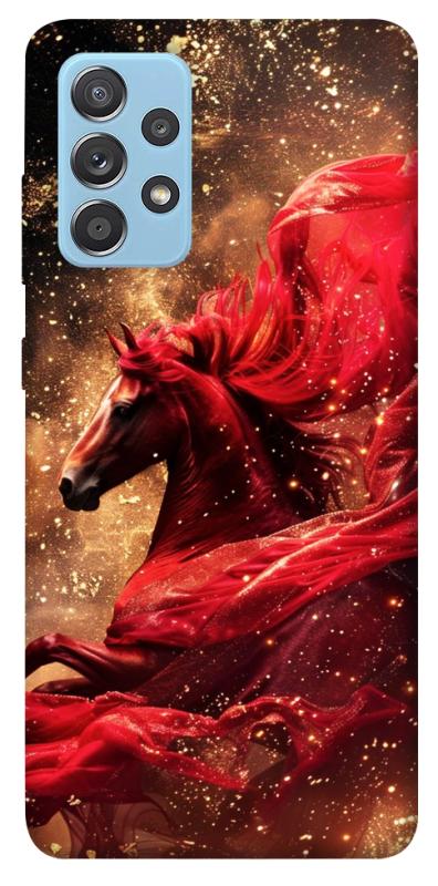 Чехол itsPrint Red sparkles Horse для Samsung Galaxy A52 4G / A52 5G, животные, купить оптом с доставкой