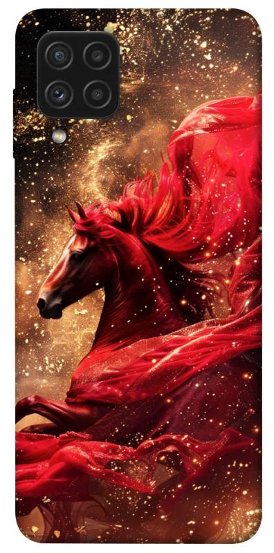 Чехол itsPrint Red sparkles Horse для Samsung Galaxy A22 4G, животные, купить оптом с доставкой