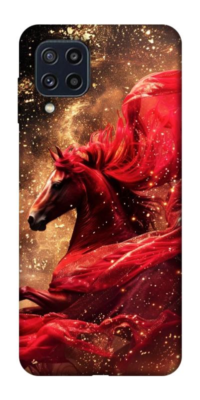 Чехол itsPrint Red sparkles Horse для Samsung Galaxy M32, животные, купить оптом с доставкой