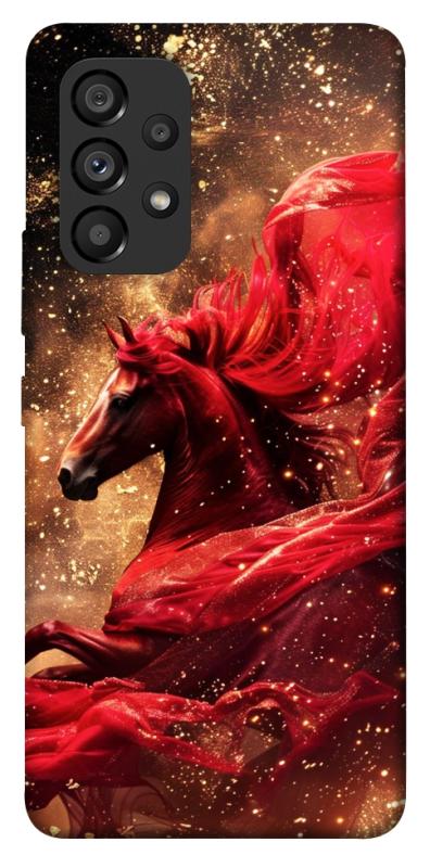 Чехол itsPrint Red sparkles Horse для Samsung Galaxy A53 5G, животные, купить оптом с доставкой