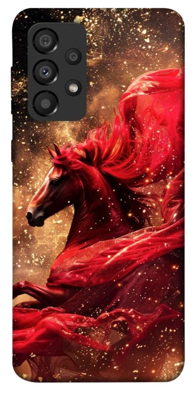 Чехол itsPrint Red sparkles Horse для Samsung Galaxy A33 5G, животные, купить оптом с доставкой