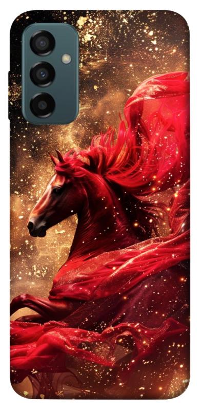 Чехол itsPrint Red sparkles Horse для Samsung Galaxy M23 5G, животные, купить оптом с доставкой