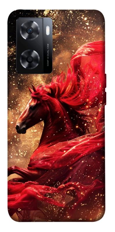 Чехол itsPrint Red sparkles Horse для OnePlus Nord N20 SE, животные, купить оптом с доставкой