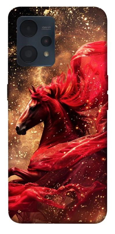 Чехол itsPrint Red sparkles Horse для Realme 9 4G / 9 Pro+, животные, купить оптом с доставкой