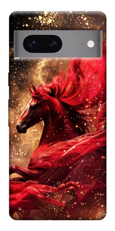 Чехол itsPrint Red sparkles Horse для Google Pixel 7, животные, купить оптом с доставкой