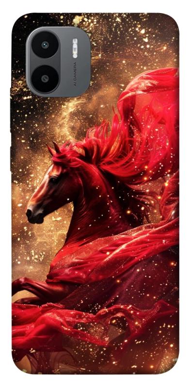 Чехол itsPrint Red sparkles Horse для Xiaomi Redmi A1 / A2, животные, купить оптом с доставкой