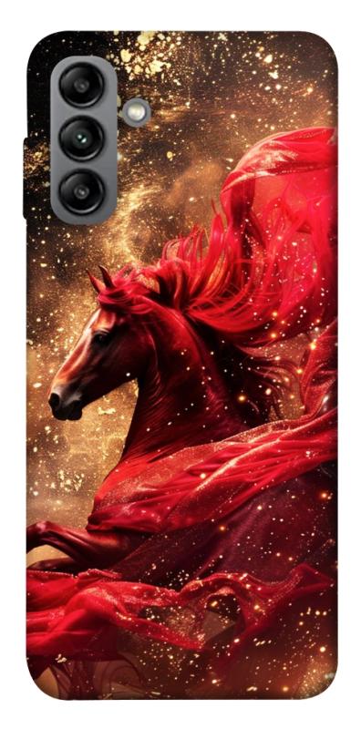 Чехол itsPrint Red sparkles Horse для Samsung Galaxy A04s, животные, купить оптом с доставкой