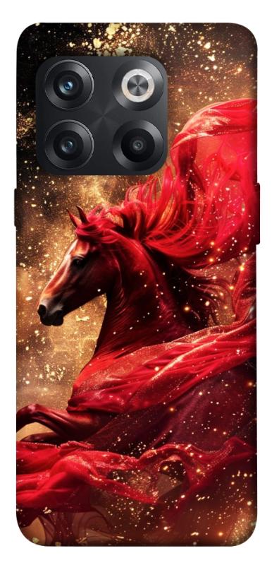 Чехол itsPrint Red sparkles Horse для OnePlus 10T, животные, купить оптом с доставкой