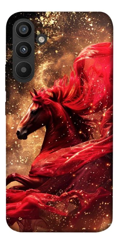 Чехол itsPrint Red sparkles Horse для Samsung Galaxy A34 5G, животные, купить оптом с доставкой