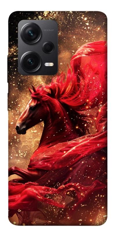 Чехол itsPrint Red sparkles Horse для Xiaomi Redmi Note 12 Pro+ 5G, животные, купить оптом с доставкой