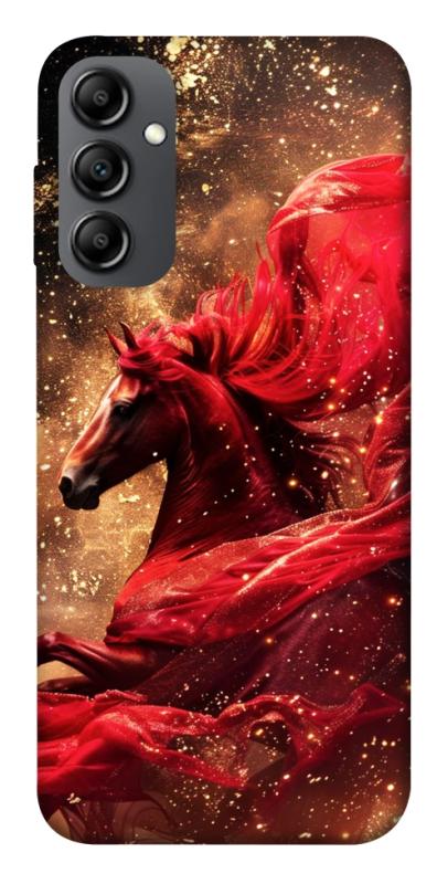 Чехол itsPrint Red sparkles Horse для Samsung Galaxy A14 4G/5G, животные, купить оптом с доставкой