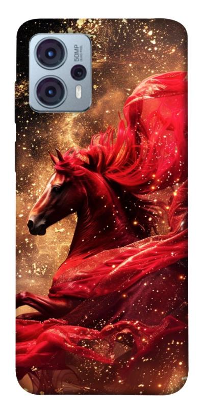 Чехол itsPrint Red sparkles Horse для Motorola Moto G23, животные, купить оптом с доставкой