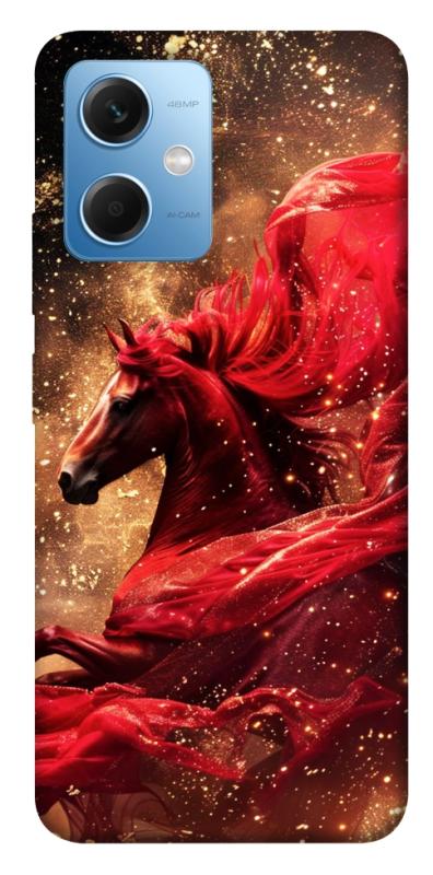 Чехол itsPrint Red sparkles Horse для Xiaomi Redmi Note 12 5G, животные, купить оптом с доставкой