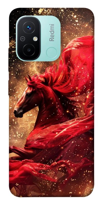Чехол itsPrint Red sparkles Horse для Xiaomi Redmi 12C, животные, купить оптом с доставкой