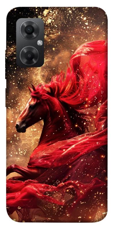 Чехол itsPrint Red sparkles Horse для Xiaomi Redmi Note 11R, животные, купить оптом с доставкой