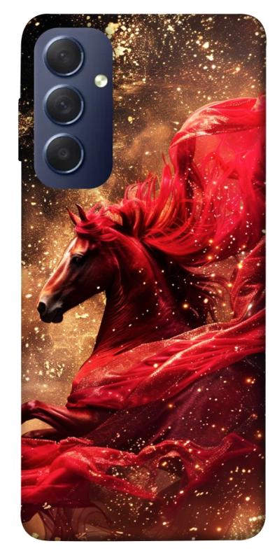 Чехол itsPrint Red sparkles Horse для Samsung Galaxy M54 5G, животные, купить оптом с доставкой