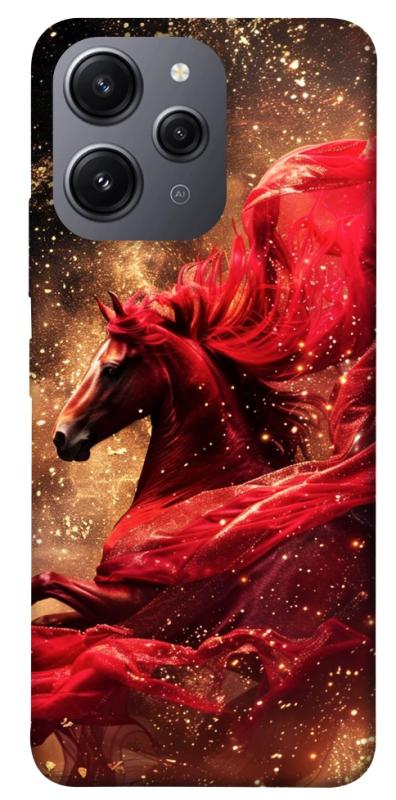 Чехол itsPrint Red sparkles Horse для Xiaomi Redmi 12, животные, купить оптом с доставкой