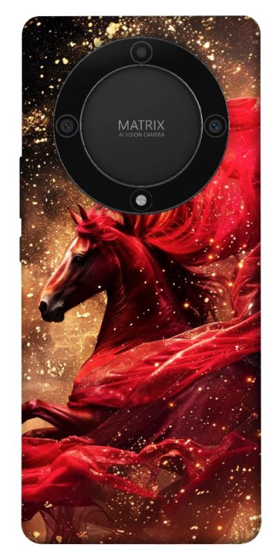 Чехол itsPrint Red sparkles Horse для Huawei Magic5 Lite, животные, купить оптом с доставкой