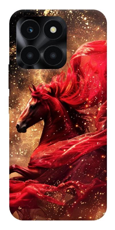 Чехол itsPrint Red sparkles Horse для Huawei Honor X6a, животные, купить оптом с доставкой