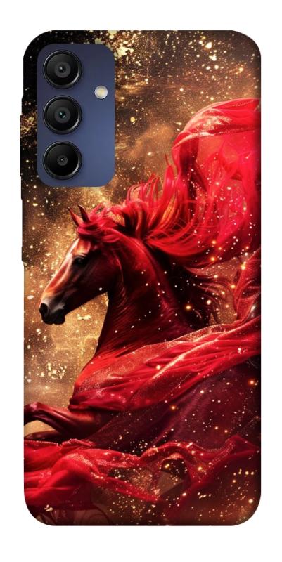Чехол itsPrint Red sparkles Horse для Samsung Galaxy A15 4G/5G, животные, купить оптом с доставкой