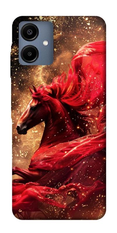 Чехол itsPrint Red sparkles Horse для Samsung Galaxy A06, животные, купить оптом с доставкой
