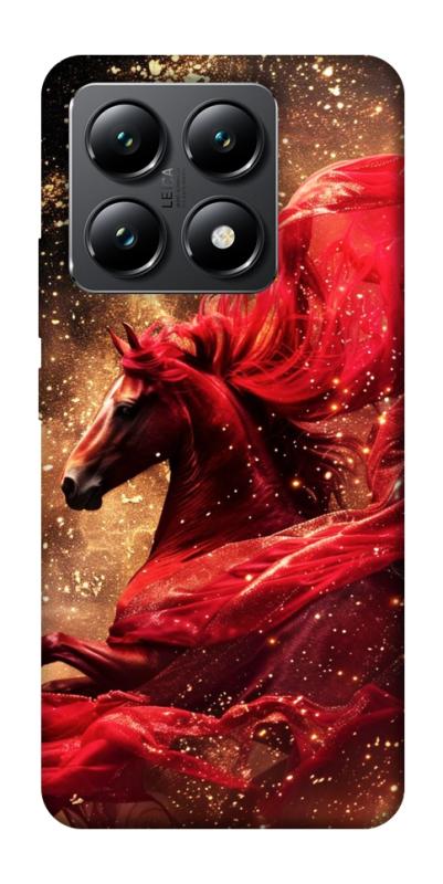 Чехол itsPrint Red sparkles Horse для Xiaomi 14T, животные, купить оптом с доставкой