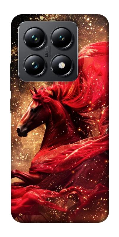 Чехол itsPrint Red sparkles Horse для Xiaomi 14T Pro, животные, купить оптом с доставкой