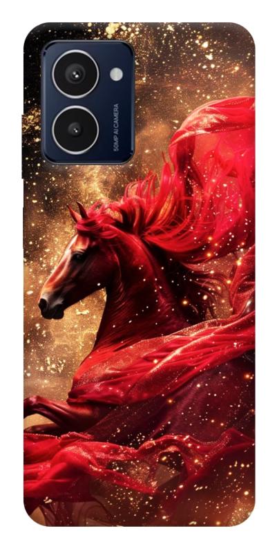 Чехол itsPrint Red sparkles Horse для HMD Pulse Pro, животные, купить оптом с доставкой