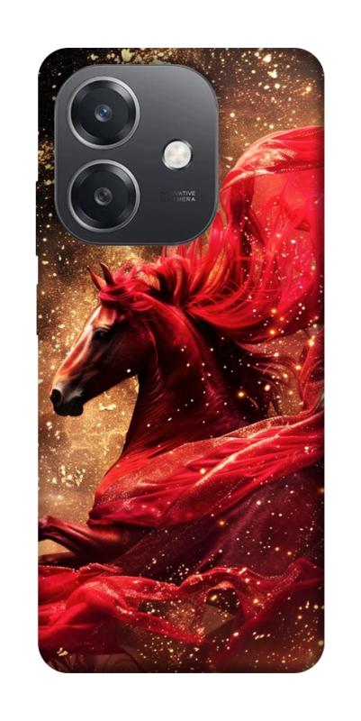 Чехол itsPrint Red sparkles Horse для Oppo A3 4G, животные, купить оптом с доставкой