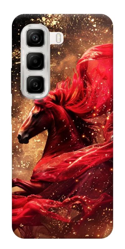 Чехол itsPrint Red sparkles Horse для Infinix Hot 50 4G, животные, купить оптом с доставкой