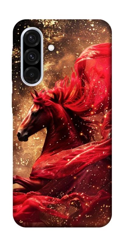 Чехол itsPrint Red sparkles Horse для Samsung Galaxy A36 5G, животные, купить оптом с доставкой