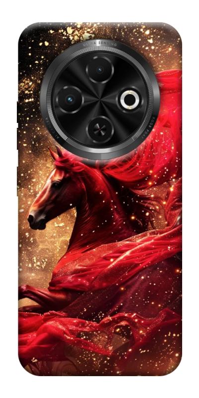 Чохол itsPrint Red sparkles Horse для TECNO Spark 30C, тварини, купити оптом з доставкою