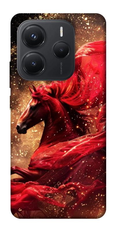 Чехол itsPrint Red sparkles Horse для Xiaomi Redmi Note 14 5G, животные, купить оптом с доставкой