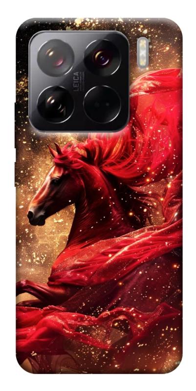 Чехол itsPrint Red sparkles Horse для Xiaomi 15 Pro, животные, купить оптом с доставкой