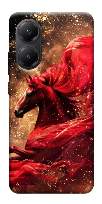 Чехол itsPrint Red sparkles Horse для Xiaomi Poco X7 Pro, животные, купить оптом с доставкой