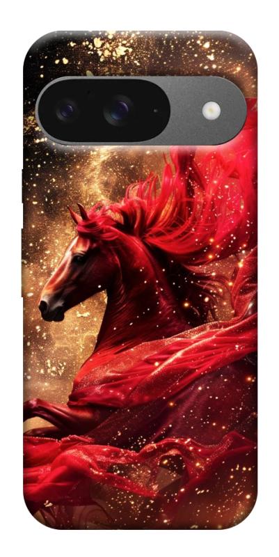 Чехол itsPrint Red sparkles Horse для Google Pixel 10, животные, купить оптом с доставкой