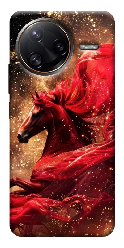 Чехол itsPrint Red sparkles Horse для Xiaomi Poco F7, животные, купить оптом с доставкой
