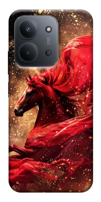 Чехол itsPrint Red sparkles Horse для Xiaomi Redmi 15C (EU), животные, купить оптом с доставкой