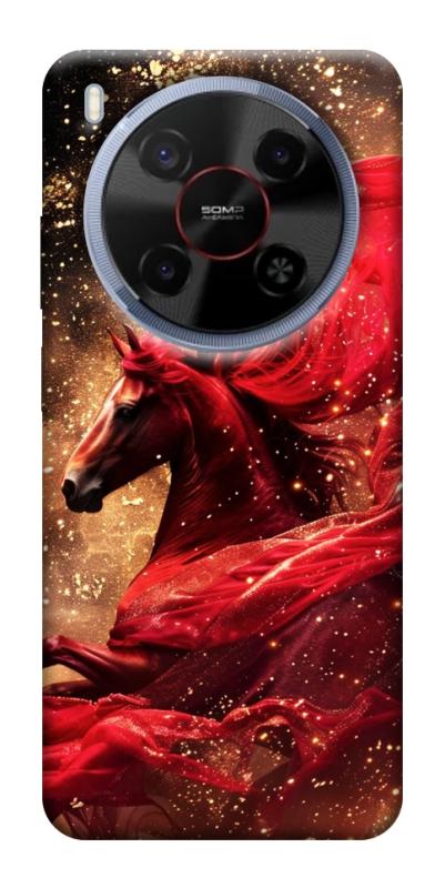 Чехол itsPrint Red sparkles Horse для ZTE Nubia V70 Max, животные, купить оптом с доставкой