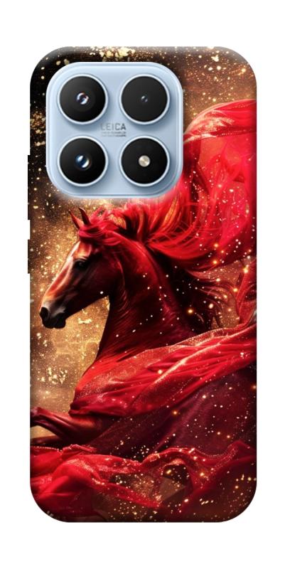Чехол itsPrint Red sparkles Horse для Xiaomi 17 Pro, животные, купить оптом с доставкой