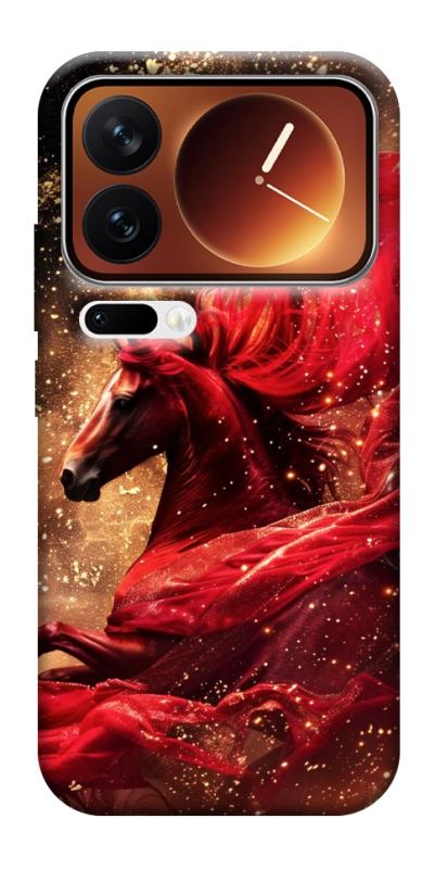 Чохол itsPrint Red sparkles Horse для Xiaomi 17 Pro Max, тварини, купити оптом з доставкою