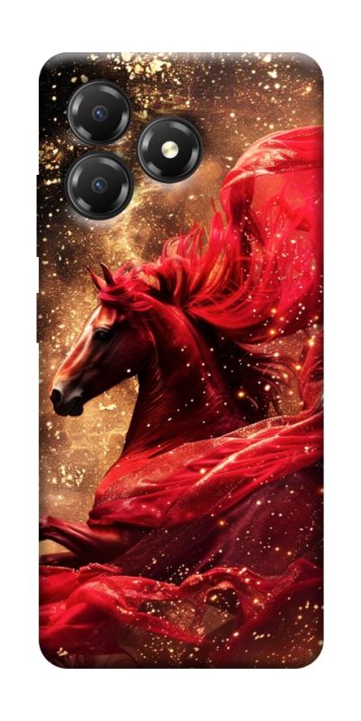 Чохол itsPrint Red sparkles Horse для ZTE Blade A36, тварини, купити оптом з доставкою