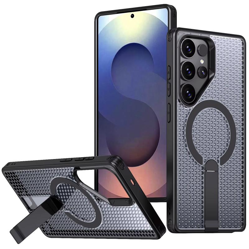 Чохол TPU Breeze with MagSafe stand для Samsung Galaxy S24 Ultra на малюнкі №1