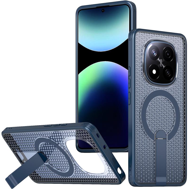 Чехол TPU Breeze with MagSafe stand для Xiaomi Redmi Note 14 Pro 4G/5G на картинке №1