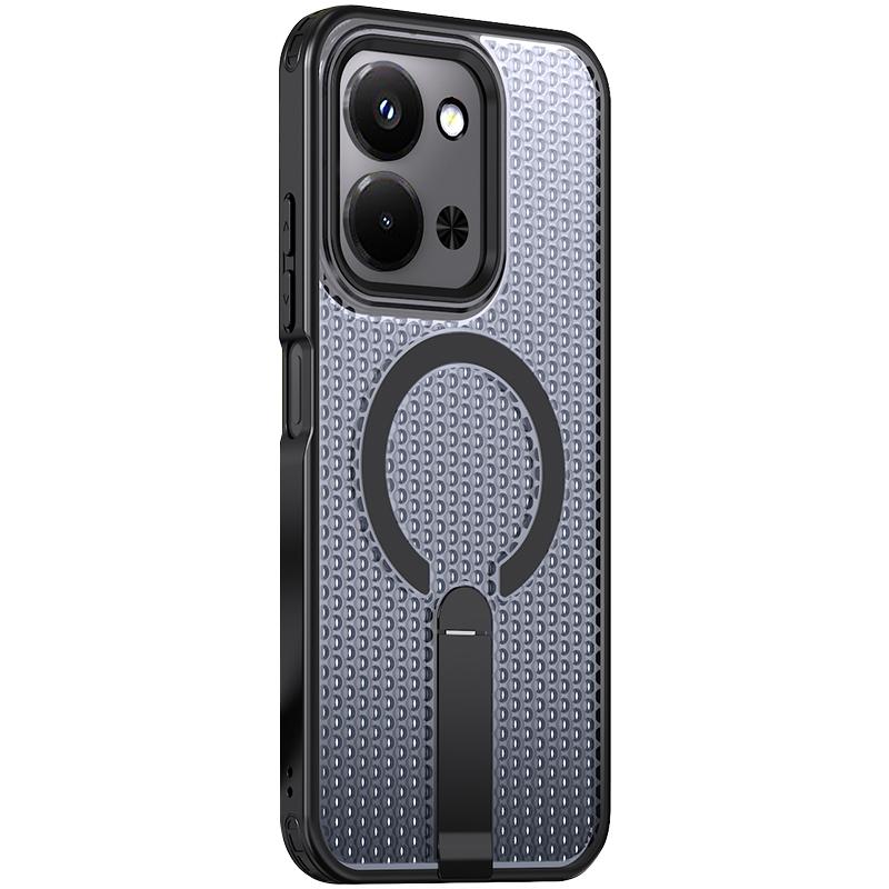 Чехол TPU Breeze with MagSafe stand для Xiaomi Redmi 15C (EU) на картинке №2