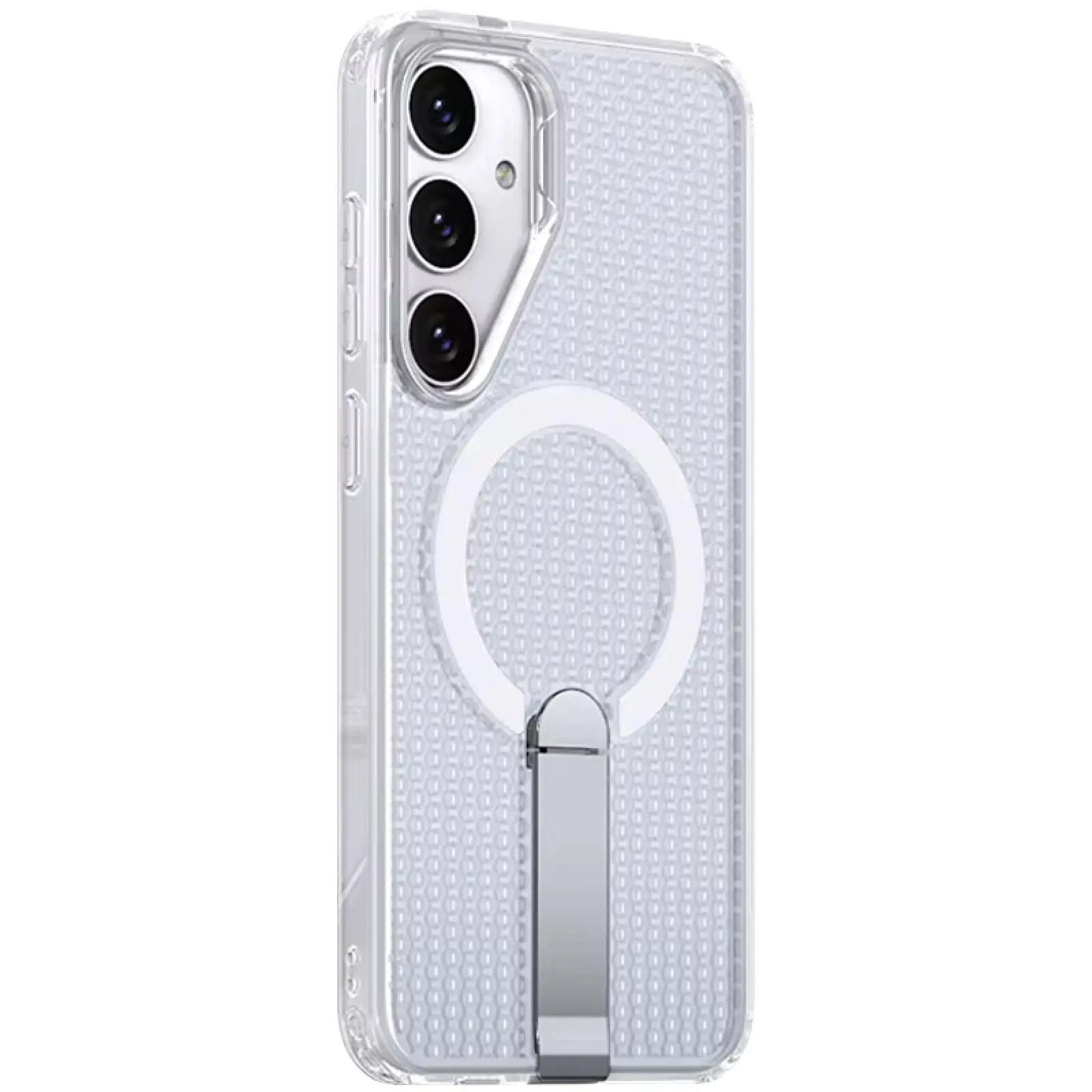 Чехол TPU Breeze with Magnetic Fit stand для Samsung Galaxy S26 / S26 Pro, Transparent 1, TPU+PC, купить оптом с доставкой