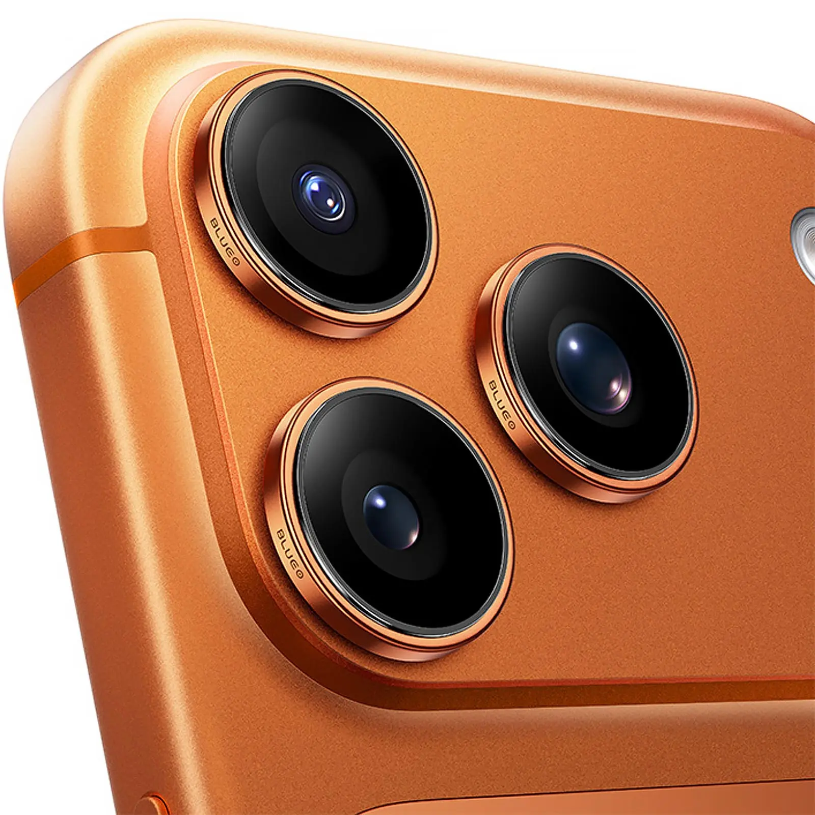 Защитное стекло BlueO Sapphire на камеру для Apple iPhone 17 Pro / 17 Pro Max, Оранжевый / Orange 1, Закаленное стекло, купить оптом с доставкой