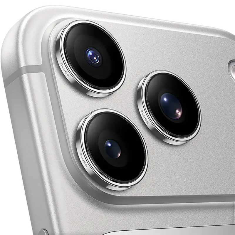 Защитное стекло BlueO Sapphire на камеру для Apple iPhone 17 Pro / 17 Pro Max, Серебряный / Silver 1, Закаленное стекло, купить оптом с доставкой