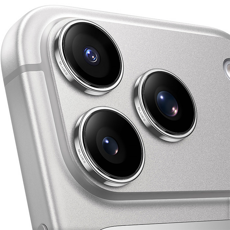 Защитное стекло BlueO Sapphire на камеру для Apple iPhone 18 Pro / 18 Pro Max, Серебряный / Silver 1, Закаленное стекло, купить оптом с доставкой